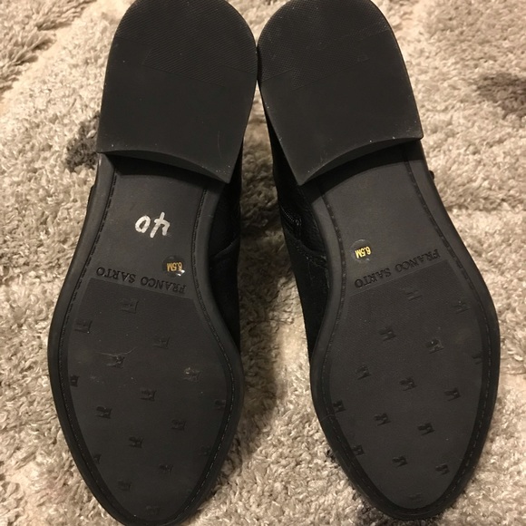 NWOT Franco Sarto Black Ankle Boots Sz. 6.5 - Picture 3 of 4